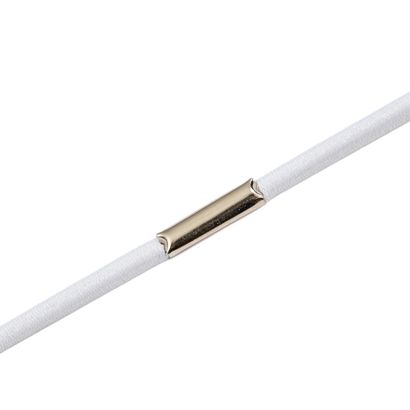 Elastic cord rings white | 410 mm