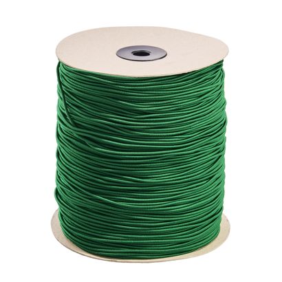 Gumový provázek na cívce, 2,2 mm zelená 