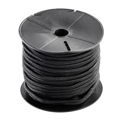 Gumové lano 4 mm, černé 