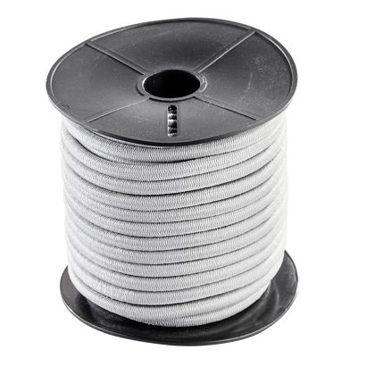 Gumové lano 6 mm šedá 