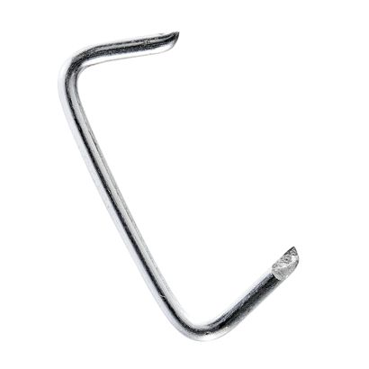 Hog rings, galvanised steel for ropes with ⌀ 8 mm