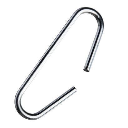 C-hooks, 38 mm long, zinc-palted 38 mm