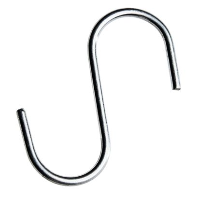 S-hooks, 35 mm long, zinc-plated 35 mm