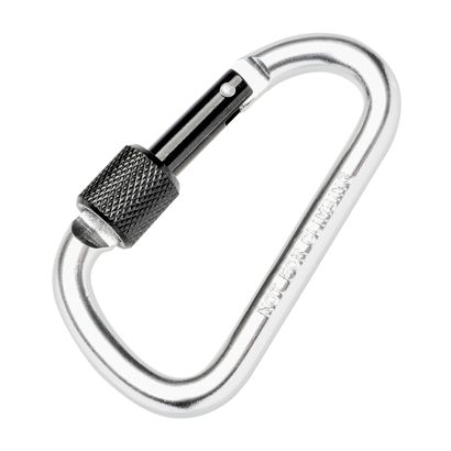 Screw carabiner, 75 mm 