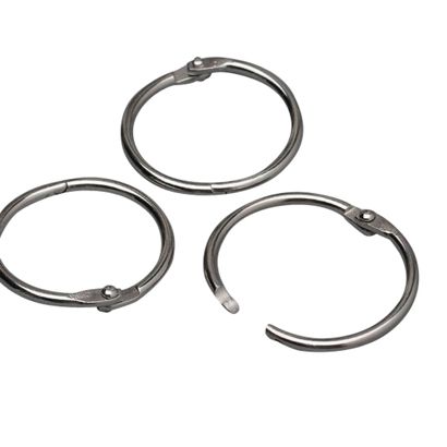 Binding rings metal 38 mm  | silver 