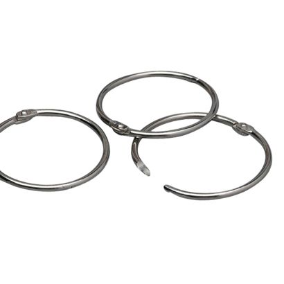 Binding rings metal 76 mm  | silver 