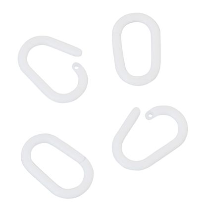 Binding rings 22 mm, plastic white 