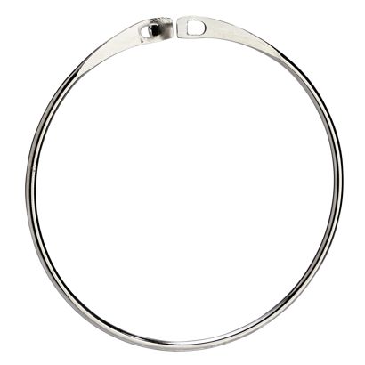 Kroužky na zboží, 90 mm, poniklované 