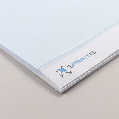 Cover strips for A2 desk pads, strengthened with carton transparent 