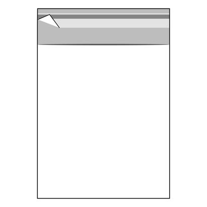 Bags with flap, OPP foil, recloseable, transparent 150 x 180 mm