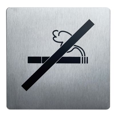 Information signs, stainless steel, 90 x 90 mm null