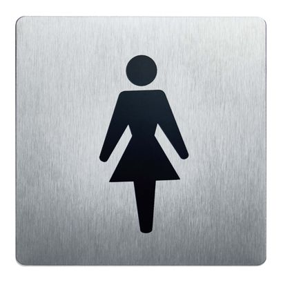 Information signs, stainless steel, 90 x 90 mm null