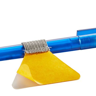 Pen Loop holder to stick in, for thin pencils grey 