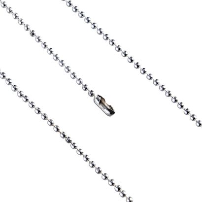 Kuličkové řetízky  102 mm | 1.5 mm | stříbrná  |  