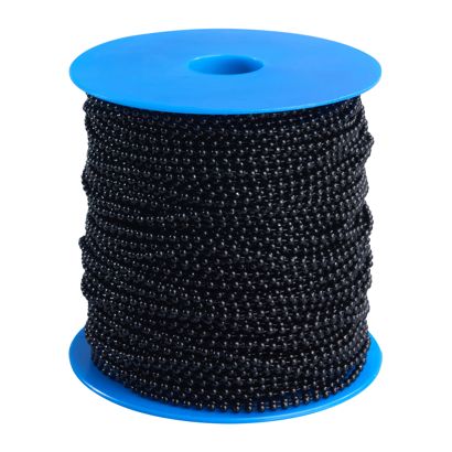 Ball chain reels, 100 m | 2.4 mm | black  | metal 