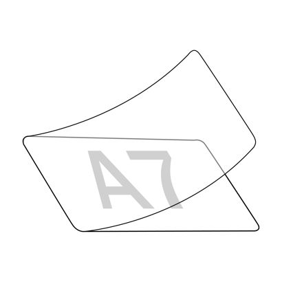 Self laminating cards 86 x 117 mm, for A7 A7 