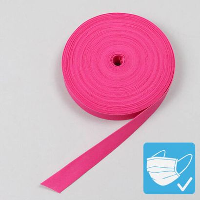 Šikmo střižená lemovka, polyester, 20 mm (25 m na roli) null