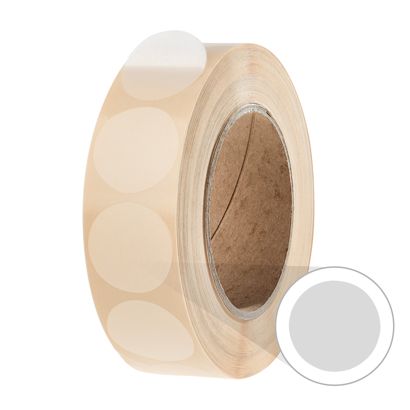 Papírové lepicí body transparentní 34 mm | neperforované 