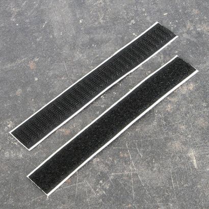 Suchý zip, samolepicí proužky s háčky a smyčkami v páru null | 20 x 150 mm