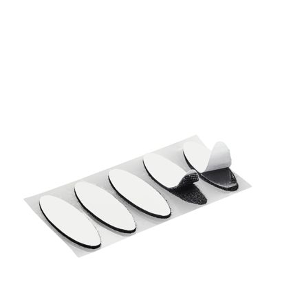 Hook and loop fasteners, coins, oval 100 pairs | null