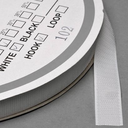 Hook and loop fasteners - tape, for sewing, hooks only (Roll with 25 m) 16 mm | null