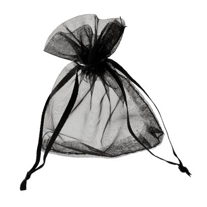 Organza bags with satin ribbon-drawstring null | 75 x 100 mm