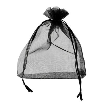 Organza bags with satin ribbon-drawstring null | 90 x 120 mm