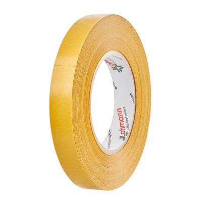 DuploCOLL 3720, double-sided special paper adhesive tape, very strong acrylic adhesive  15 mm | 100 m