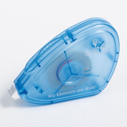 Tape dispenser / One-way dispenser, 8 mm wide, permanent (Roll with 10 m) 