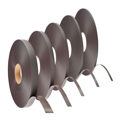 Magnetic tape without adhesive 