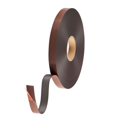 Magnetic tape with counterpart, self-adhesive 25,4 mm | B - Premium adhesive