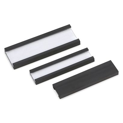Label holder, c profile, magnetic, sections 