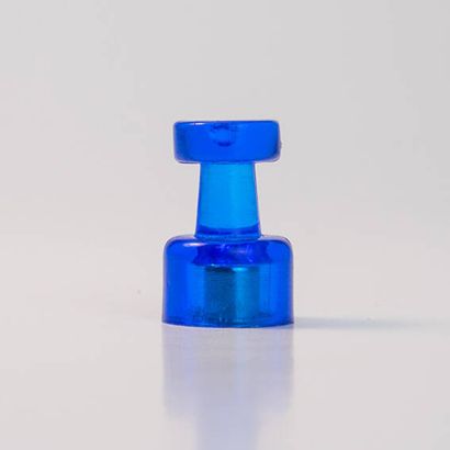 Magnetické špendlíky na nástěnku, ø = 10 mm, sada 10 kusů modrá 