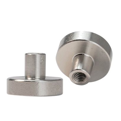 Pot magnet with screw socket, neodymium 
