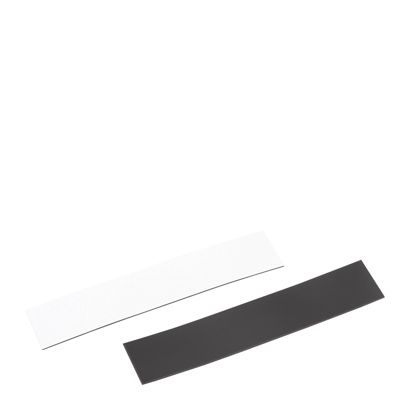 Magnetic dry erase labels, magnetic strips 20 x 100 mm