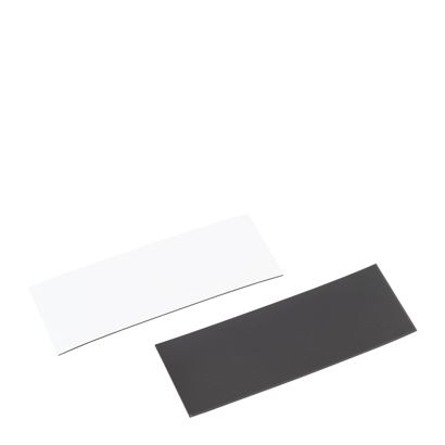 Magnetic dry erase labels, magnetic strips 30 x 80 mm 