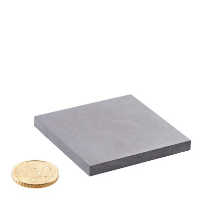 Block magnets, ferrite, Y35 50 x 50 mm | 5 mm