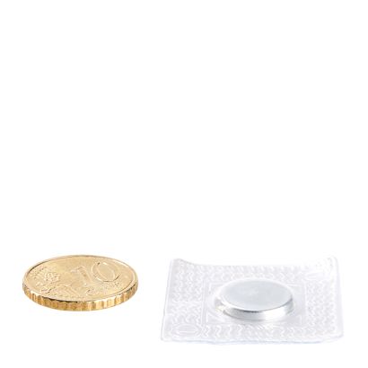 Disc magnets neodymium, sew-in, square, 12 mm x 2 mm, N35 