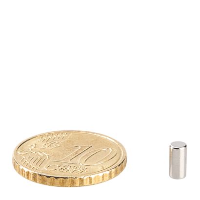 Stick magnets neodymium, nickel-plated 3 mm | 6 mm