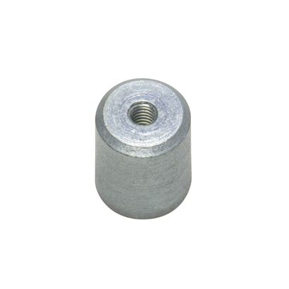 Tyčový přídržný magnet AlNiCo s vnitřním závitem 12.5 mm | stříbrná 