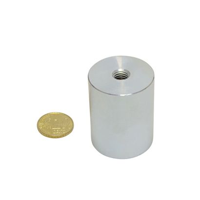 Tyčový přídržný neodymový magnet s vnitřním závitem 32 mm | 40 mm