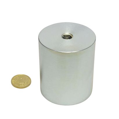 Tyčový přídržný neodymový magnet s vnitřním závitem 50 mm | 60 mm