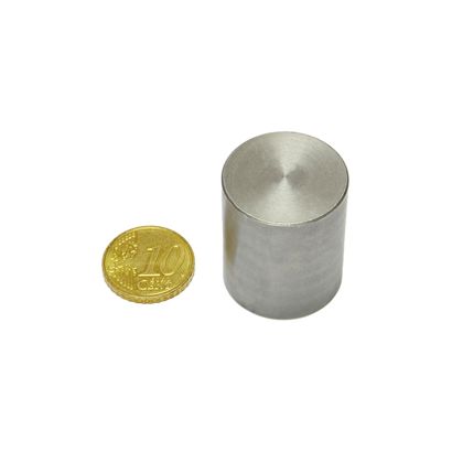 Tyčový přídržný magnet AlNiCo s hladkým pouzdrem 25 mm