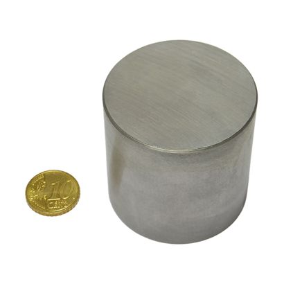 Tyčový přídržný magnet AlNiCo s hladkým pouzdrem 50 mm
