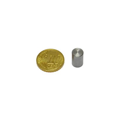 Tyčový přídržný magnet AlNiCo s hladkým pouzdrem 8 mm