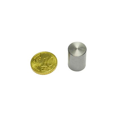 Tyčový přídržný neodymový magnet s hladkým pouzdrem 13 mm