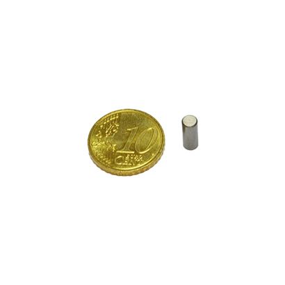 Neodymium deep pot magnets with smooth case 4 mm