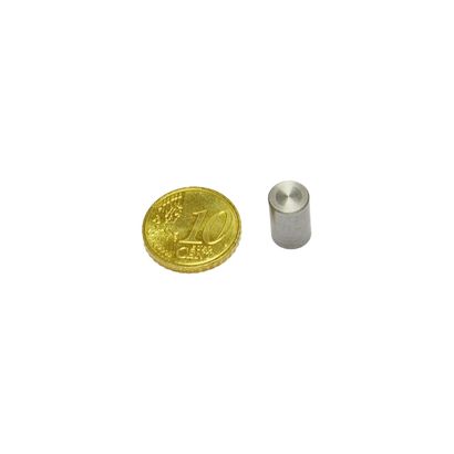 Tyčový přídržný neodymový magnet s hladkým pouzdrem 8 mm