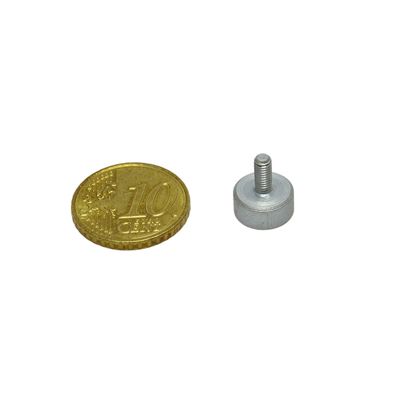 Neodymium pot magnets with thread 10 mm | M3x7 mm