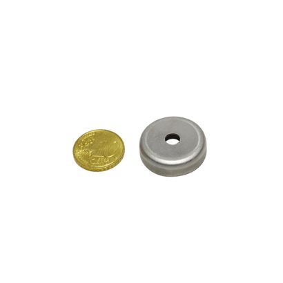 Feritové hrncové magnety s otvorem a zapuštěním 25 mm | Ferit|Ušlechtilá ocel 